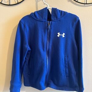 Under Armour Blue Zip-Up Hoodie